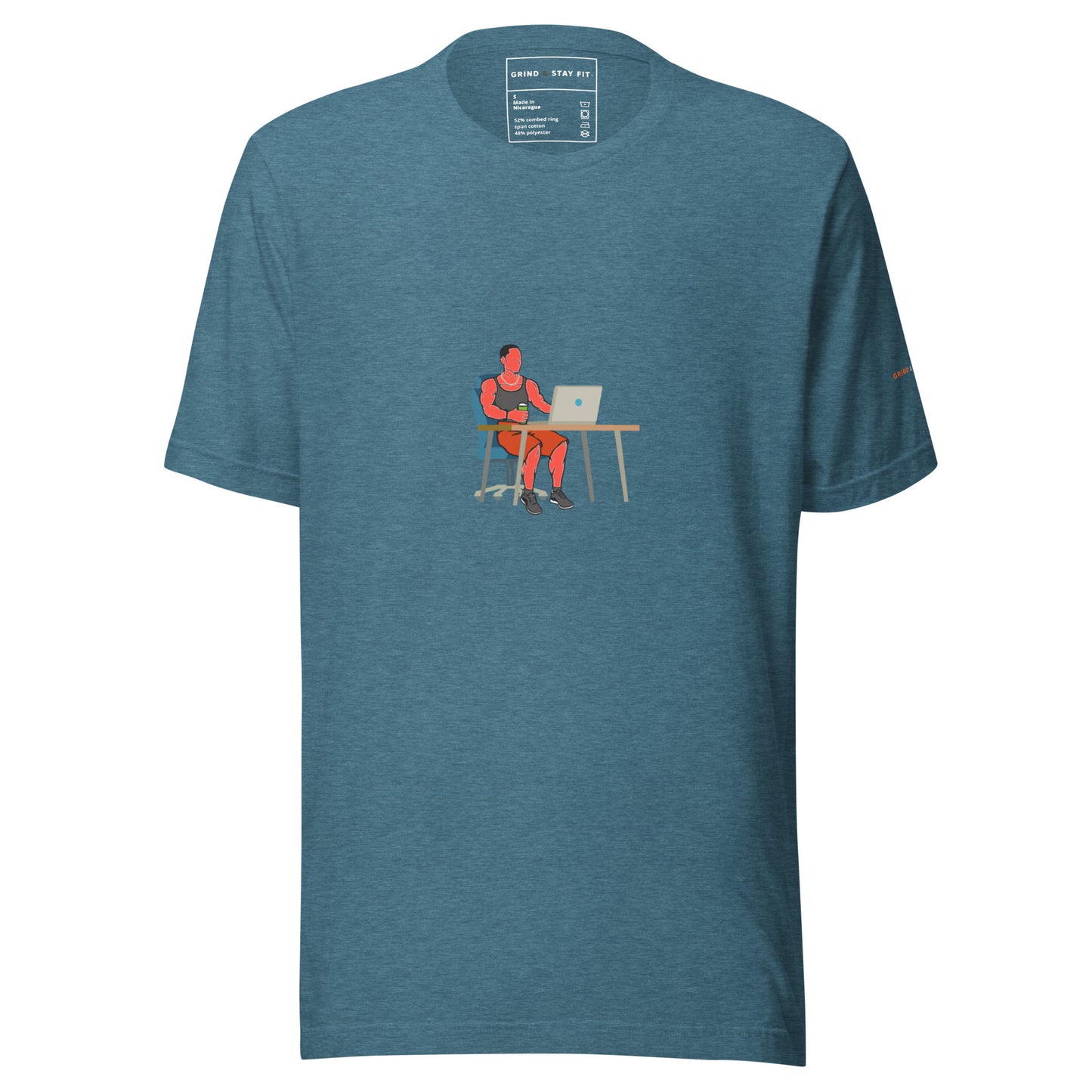 Grind & Stay Fit Red Man Tee