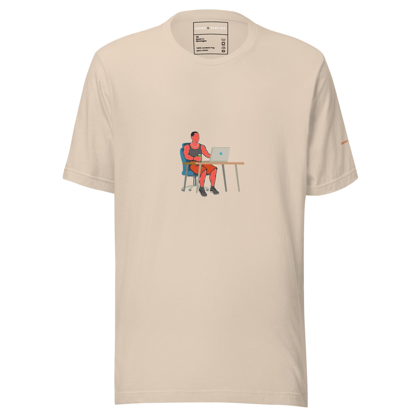 Grind & Stay Fit Red Man Tee