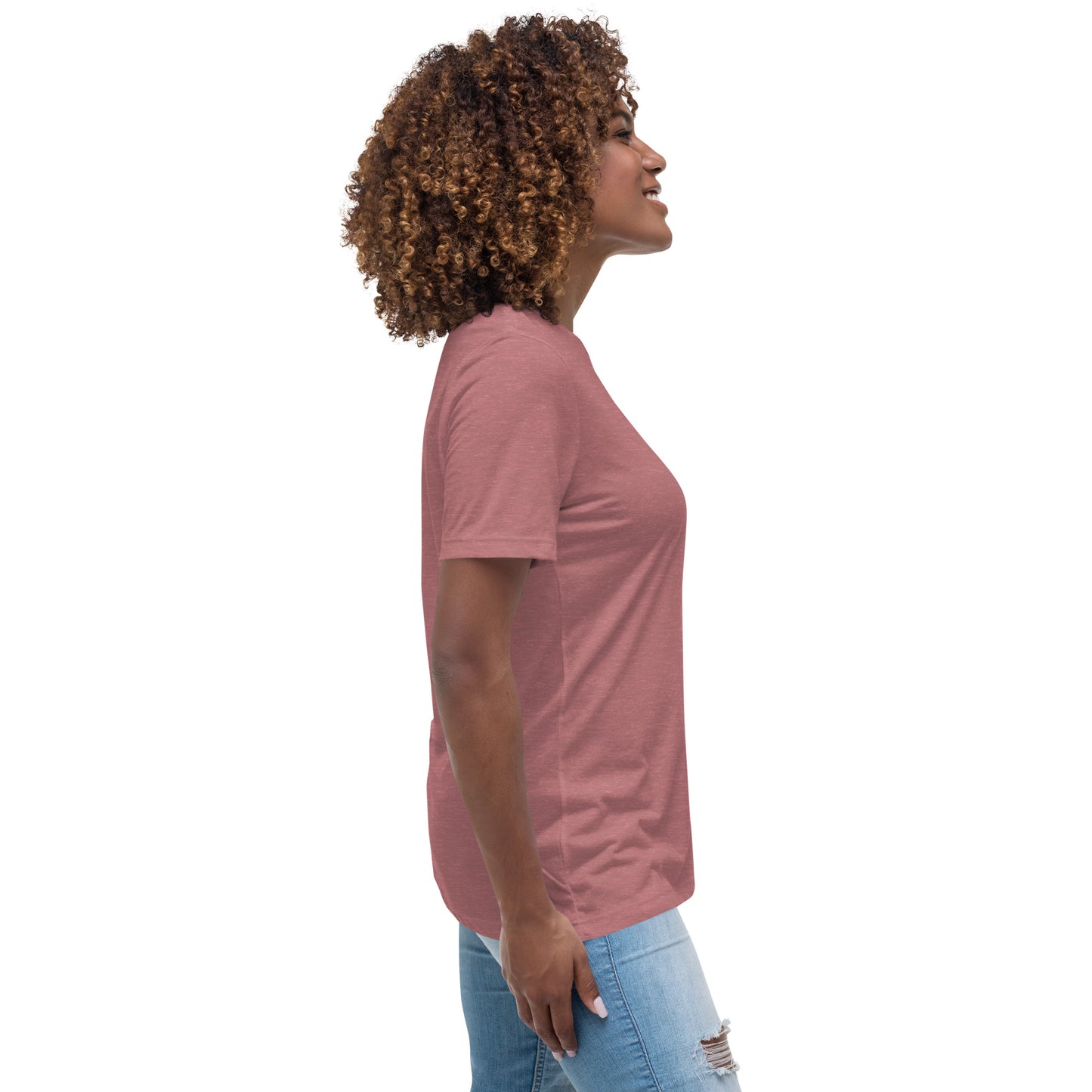 Grind & Stay Fit Red Woman Women's Relaxed T-Shirt