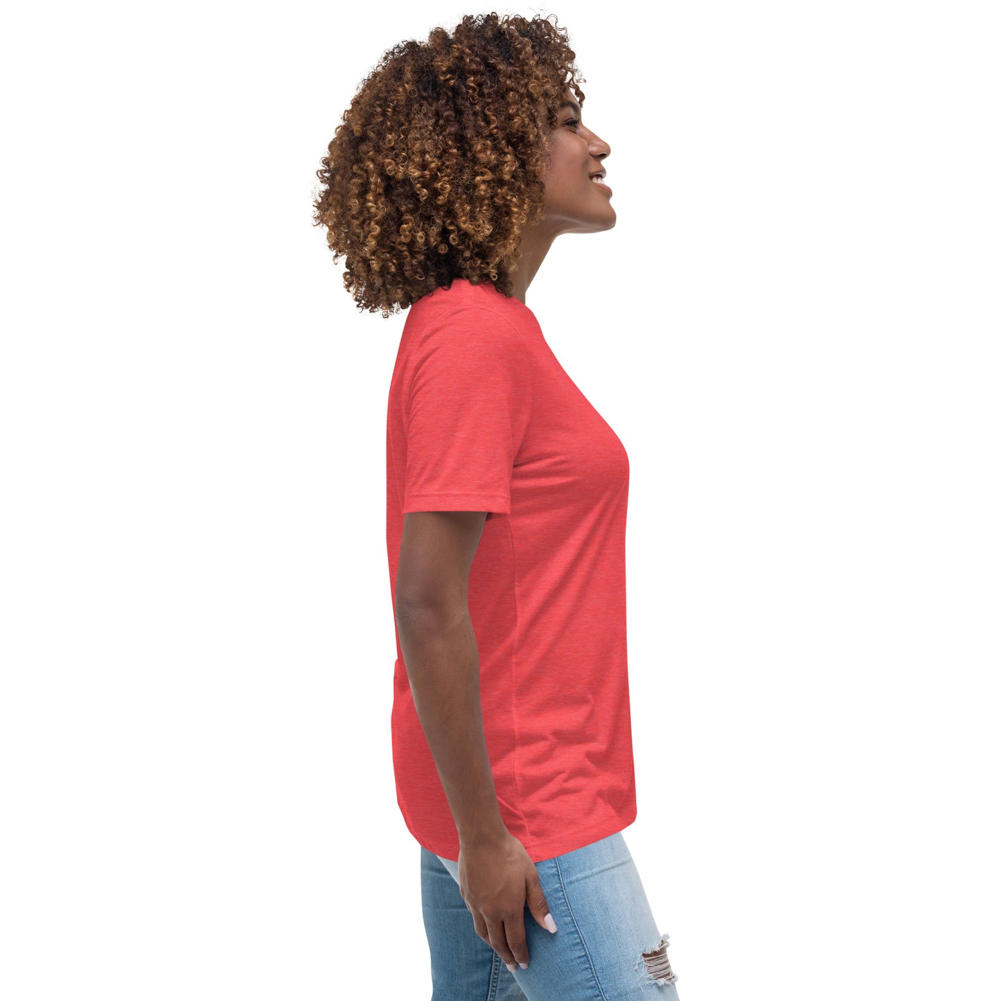 Grind & Stay Fit Red Woman Women's Relaxed T-Shirt