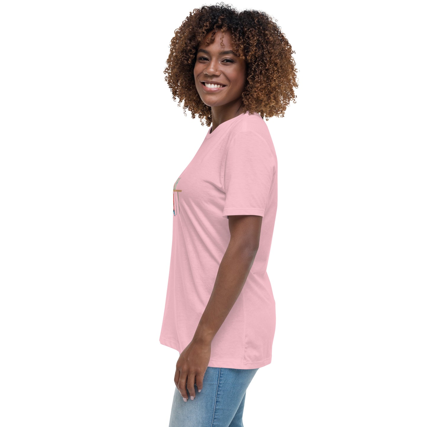 Grind & Stay Fit Red Woman Women's Relaxed T-Shirt