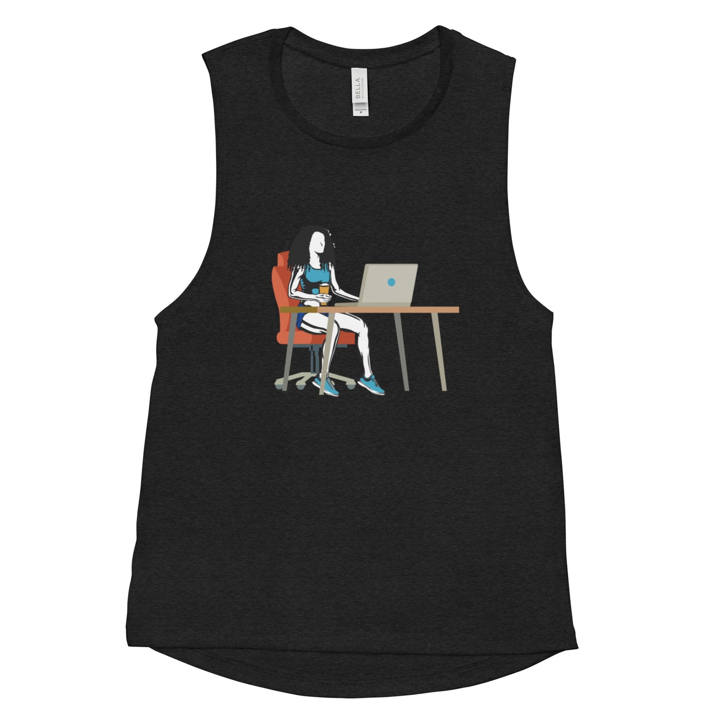 Grind & Stay Fit Ladies’ Muscle Tank (Click To See The Other Colors)