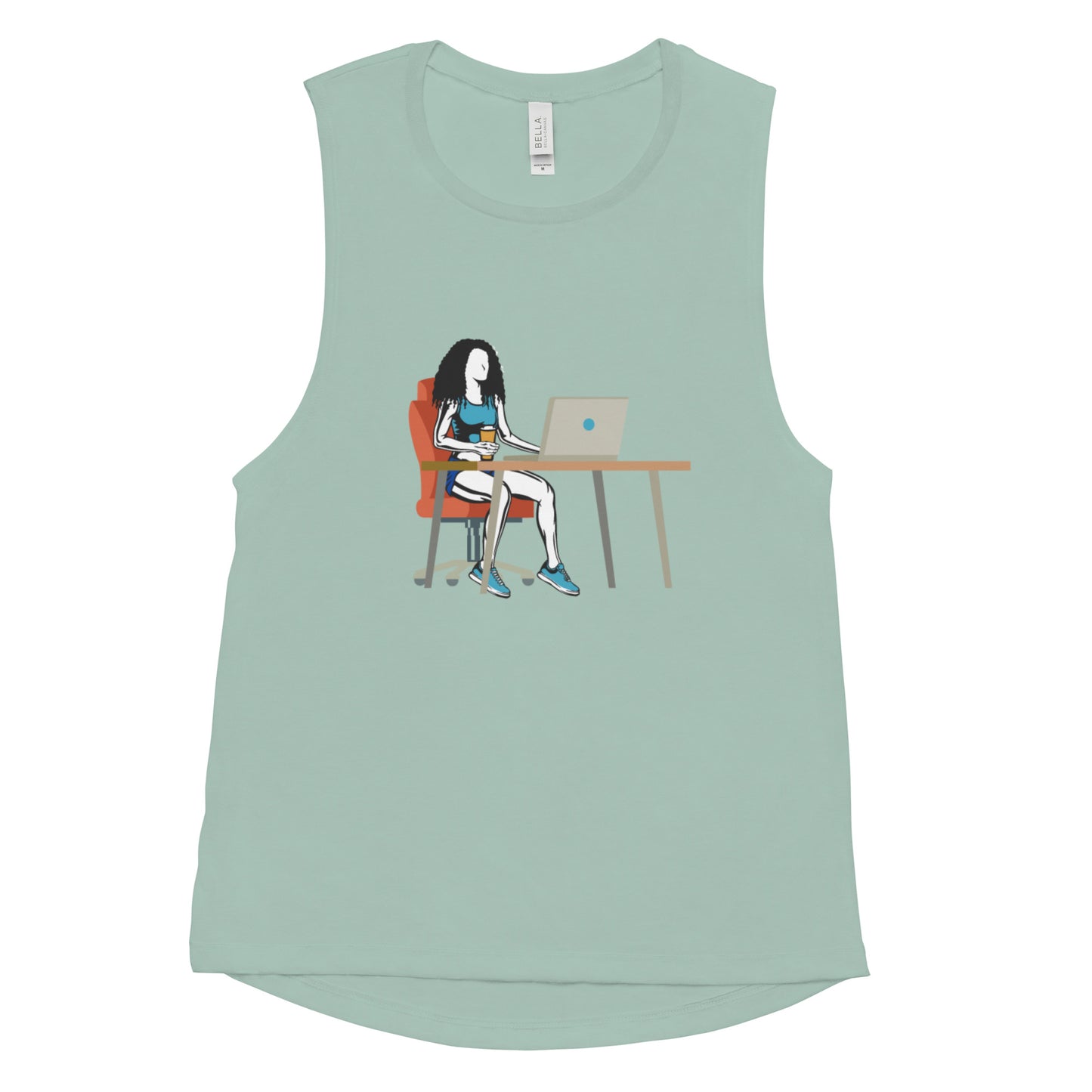 Grind & Stay Fit Ladies’ Muscle Tank (Click To See The Other Colors)