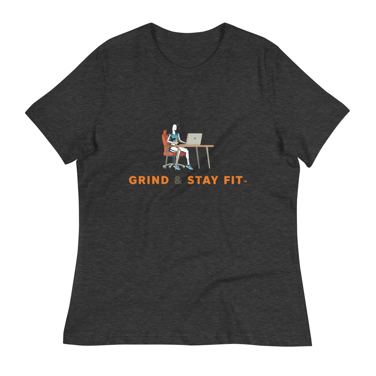 Grind & Stay Fit Women's Relaxed T-Shirt (Click To See The Other Colors)