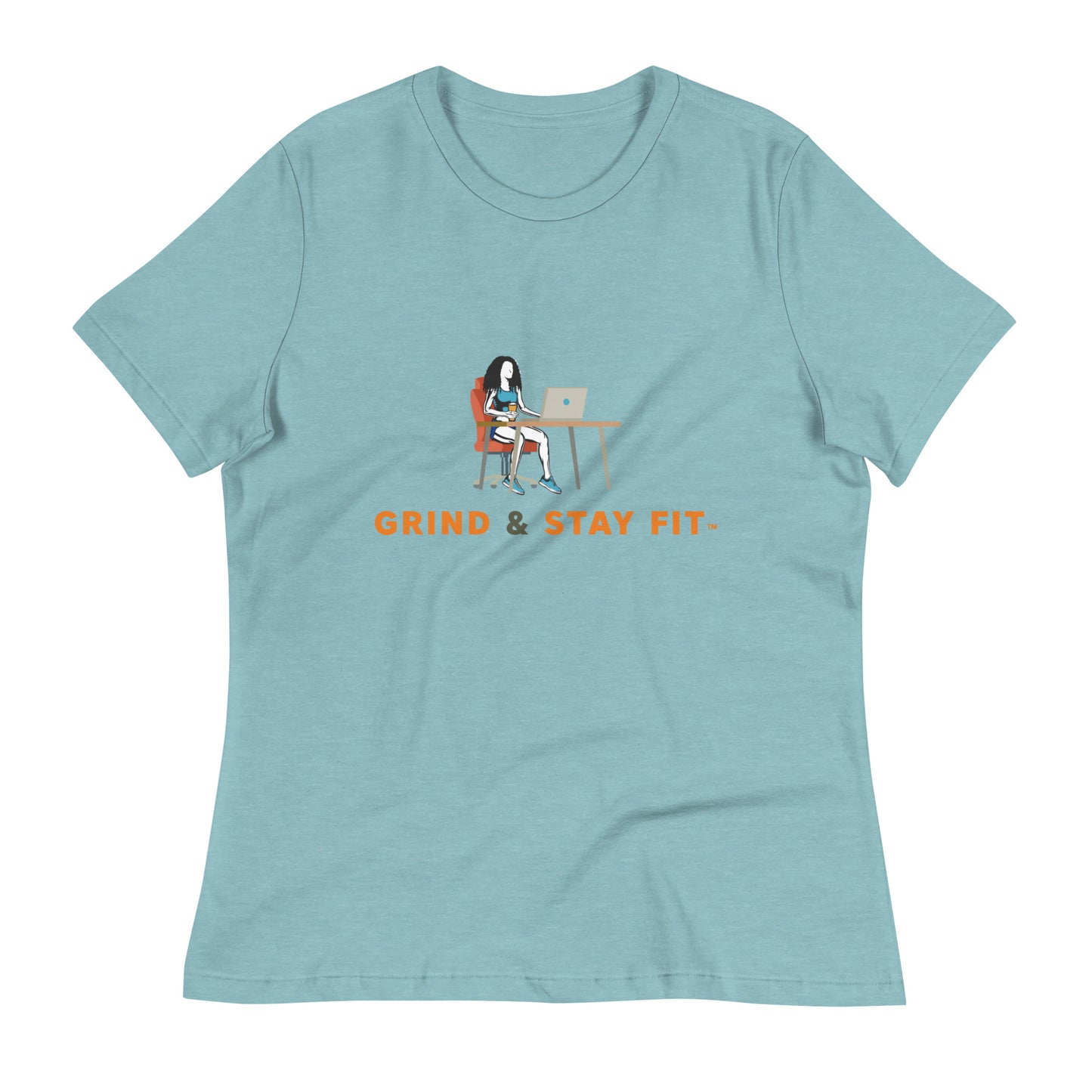 Grind & Stay Fit Women's Relaxed T-Shirt (Click To See The Other Colors)