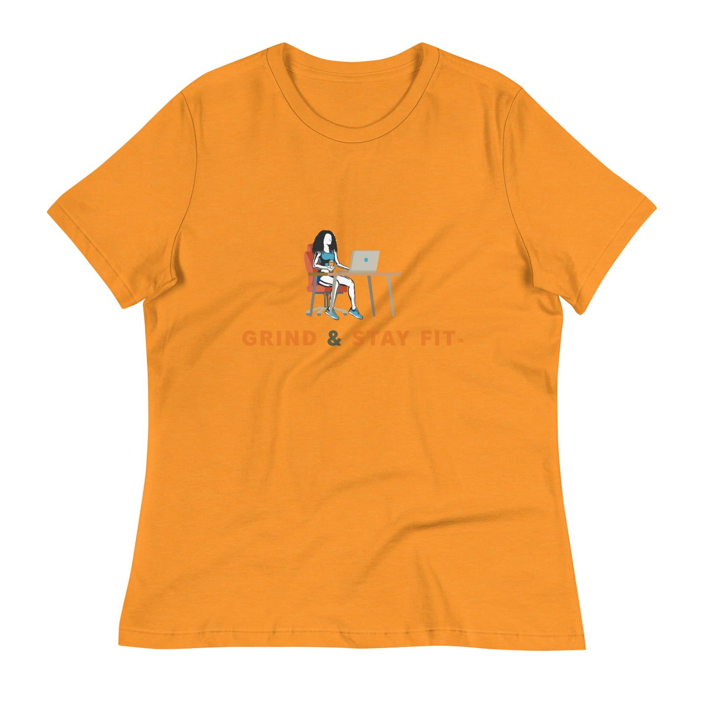 Grind & Stay Fit Women's Relaxed T-Shirt (Click To See The Other Colors)