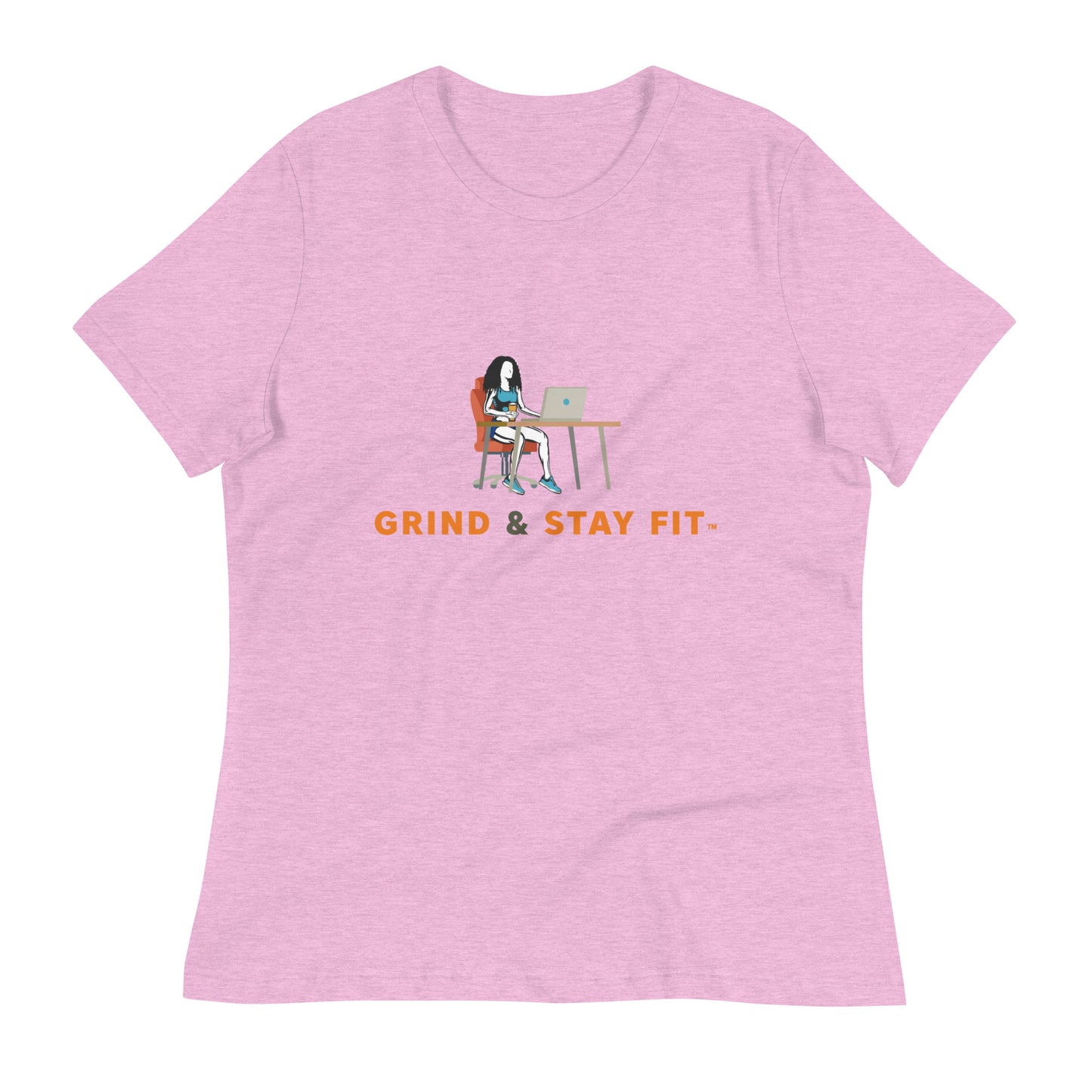 Grind & Stay Fit Women's Relaxed T-Shirt (Click To See The Other Colors)