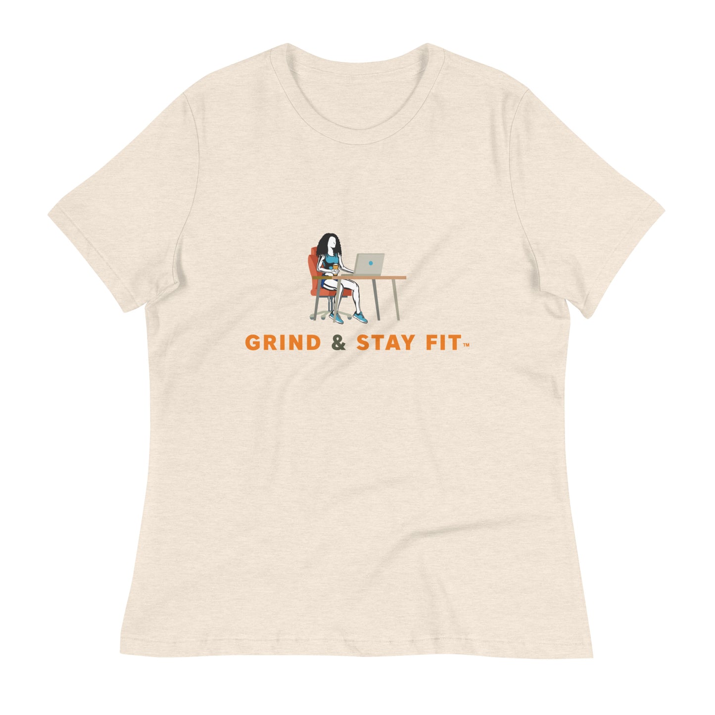 Grind & Stay Fit Women's Relaxed T-Shirt (Click To See The Other Colors)