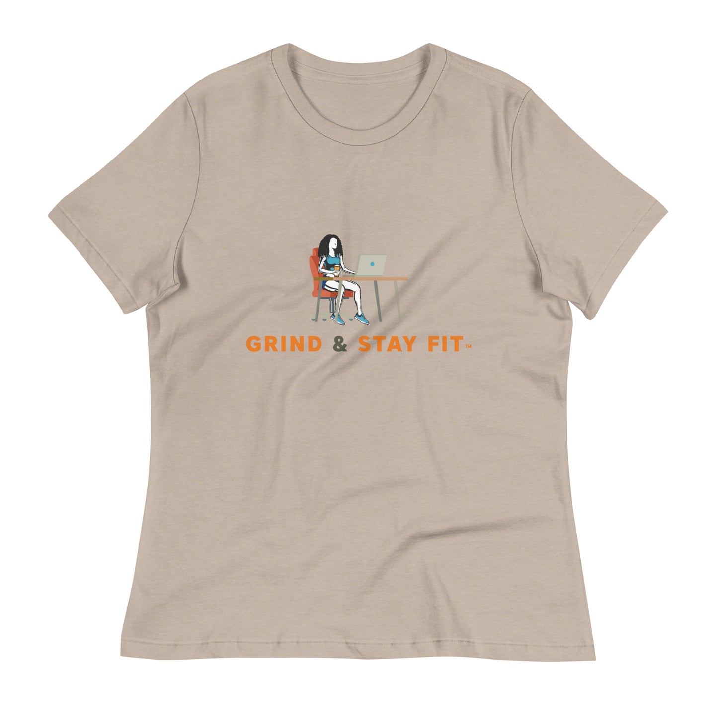 Grind & Stay Fit Women's Relaxed T-Shirt (Click To See The Other Colors)