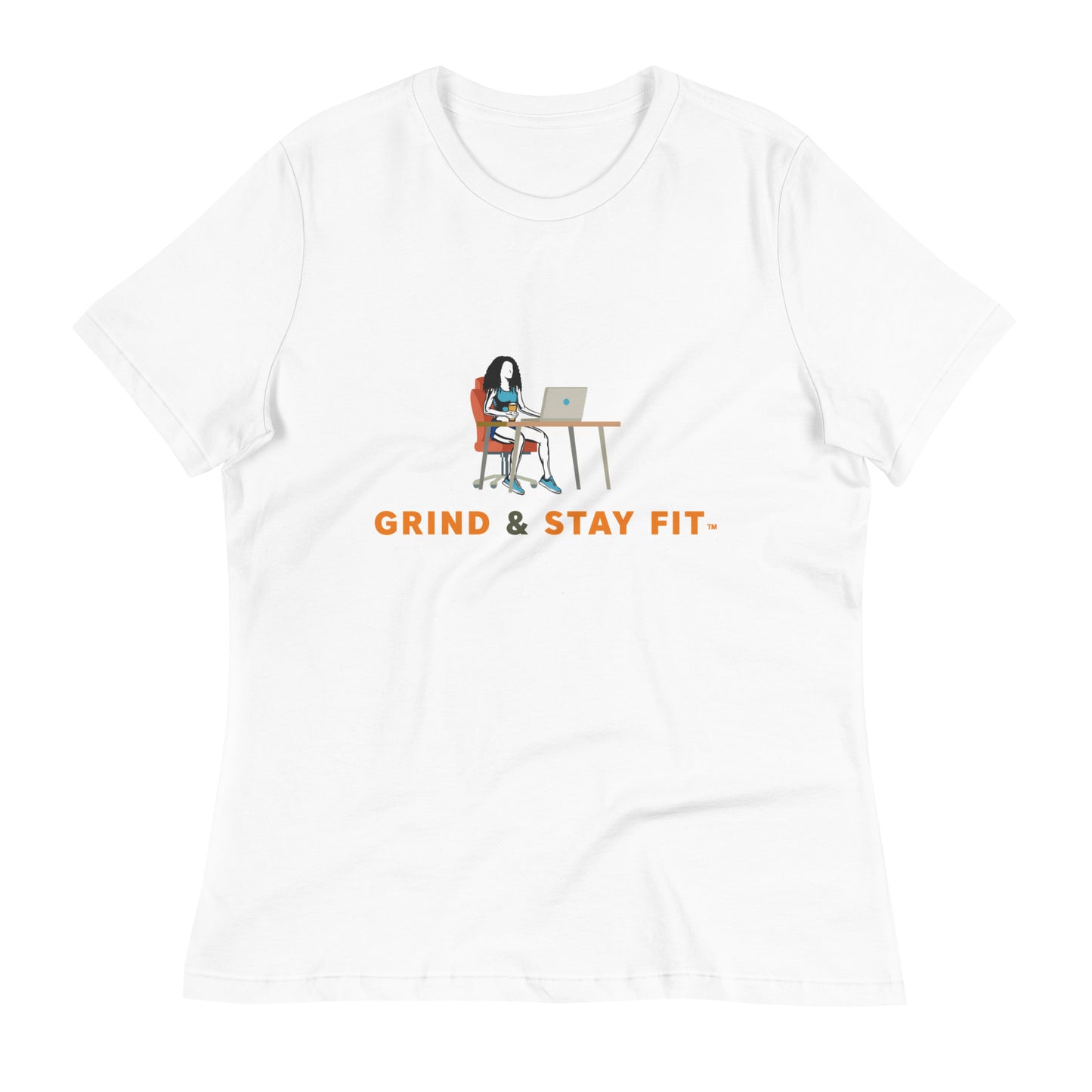 Grind & Stay Fit Women's Relaxed T-Shirt (Click To See The Other Colors)